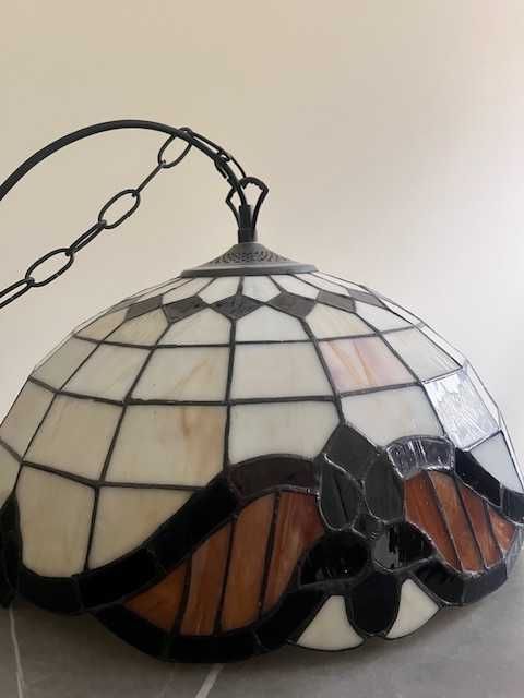 Żyrandol lampa wisząca witrażowa Tifany