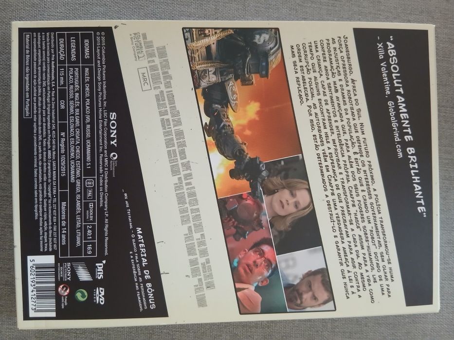 Dvd Chappie como novo