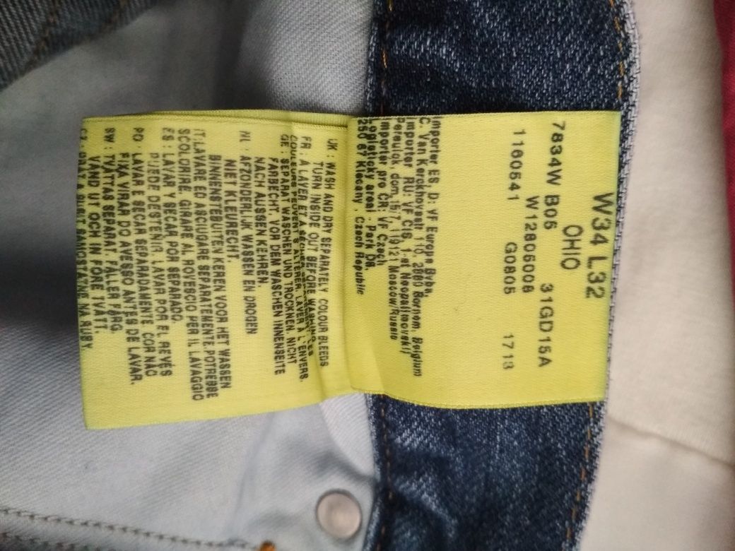 Wrangler jeans spodnie jeansowe W34 L32