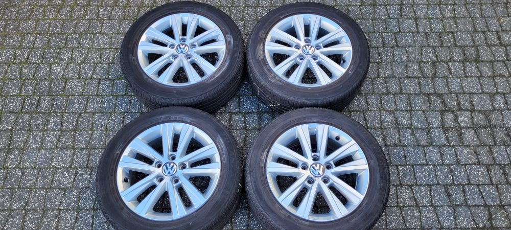 16" Alufelgi VW oryginal 5x112 6,5j et50 +205/55/16 Passat Golf Touran