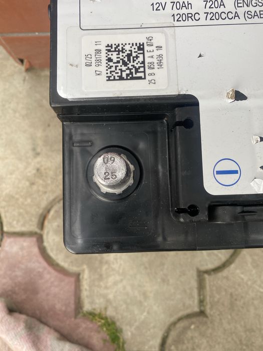 Akumulator BMW 70 ah oryginalny 2025 rok jak nowy