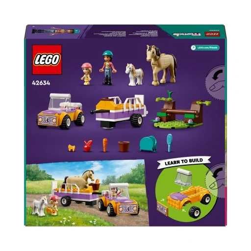 LEGO Friends 42634 Przyczepa na konia i kucyka - Dzień Dziecka itp.