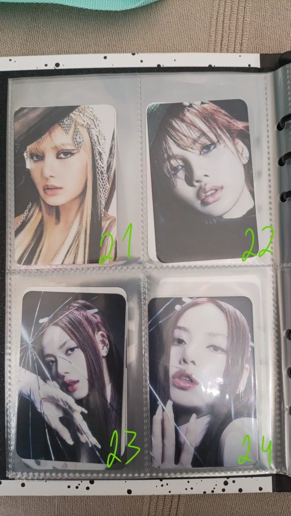 Cartas de Lisa de Black Pink