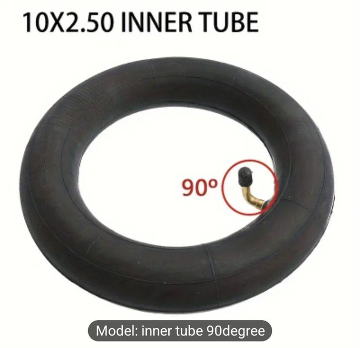 Câmara de ar 10x2.50  para trotinete elétrica