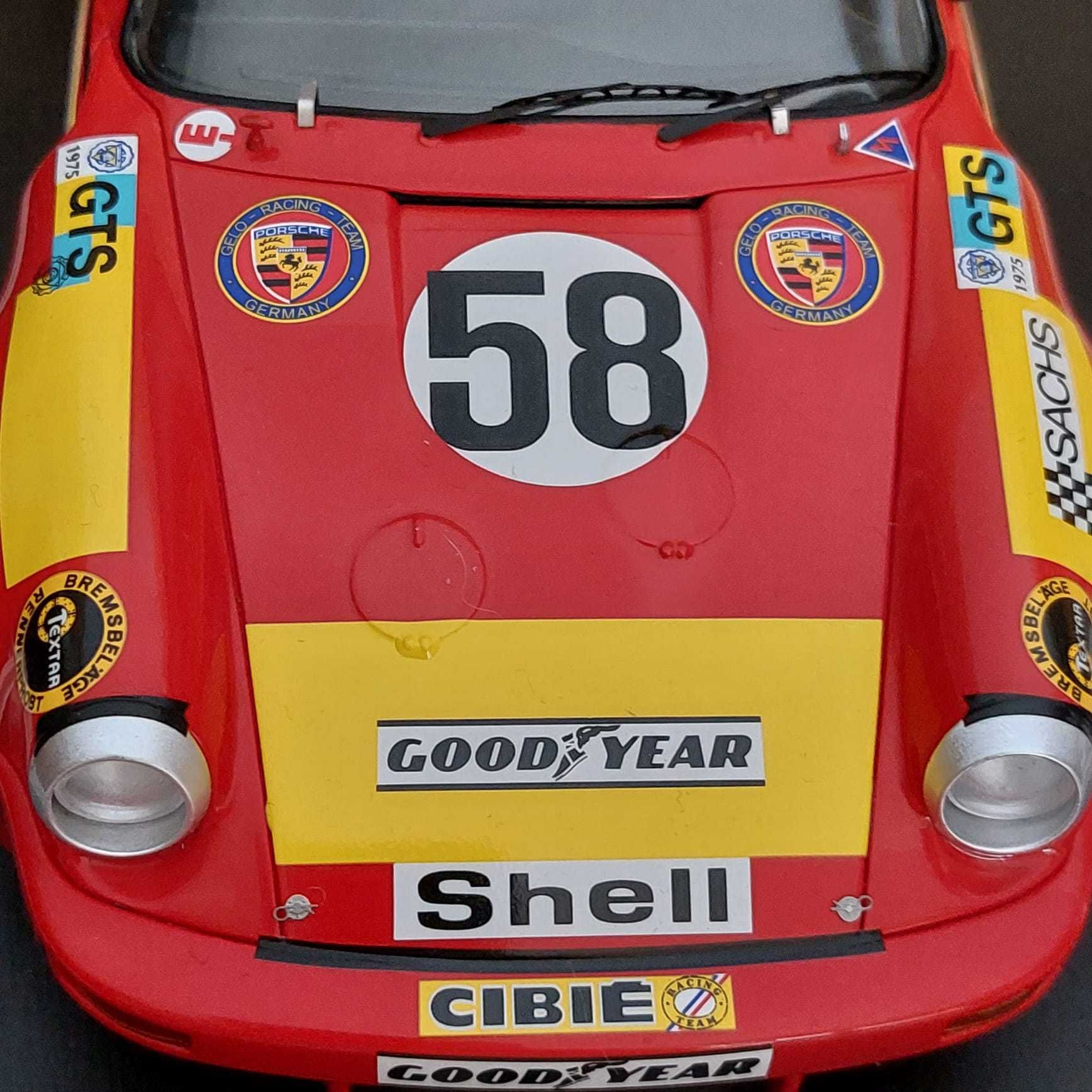 Porsche 911 RSR 3.0 #58 5th 24hLe Mans 1975 SPARK 1:18