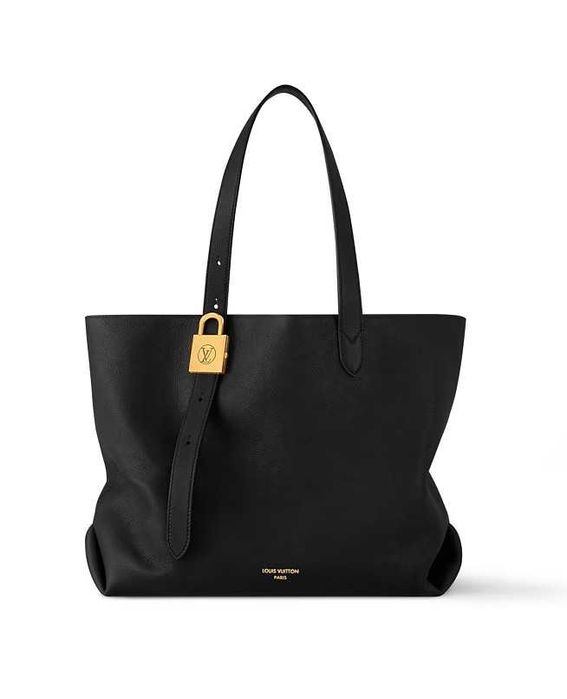 LV Key Cabas MM czarna torebka