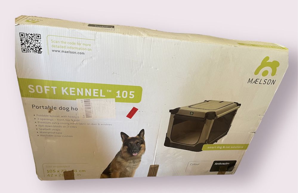 Maelson Soft Kennel 3XL transporter, klatka.
