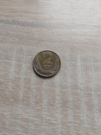Moneta 2zł PRL 1977