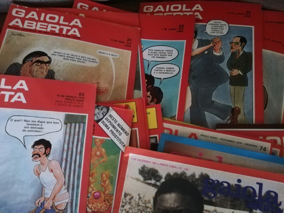 Varias Revistas Gaiola Aberta