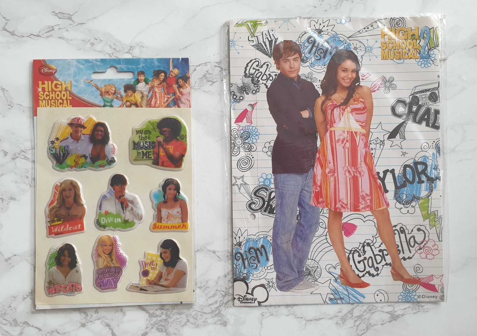 Karteczki + naklejki Hihg School Musical