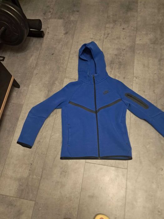Bluza nike tech flece niebieska