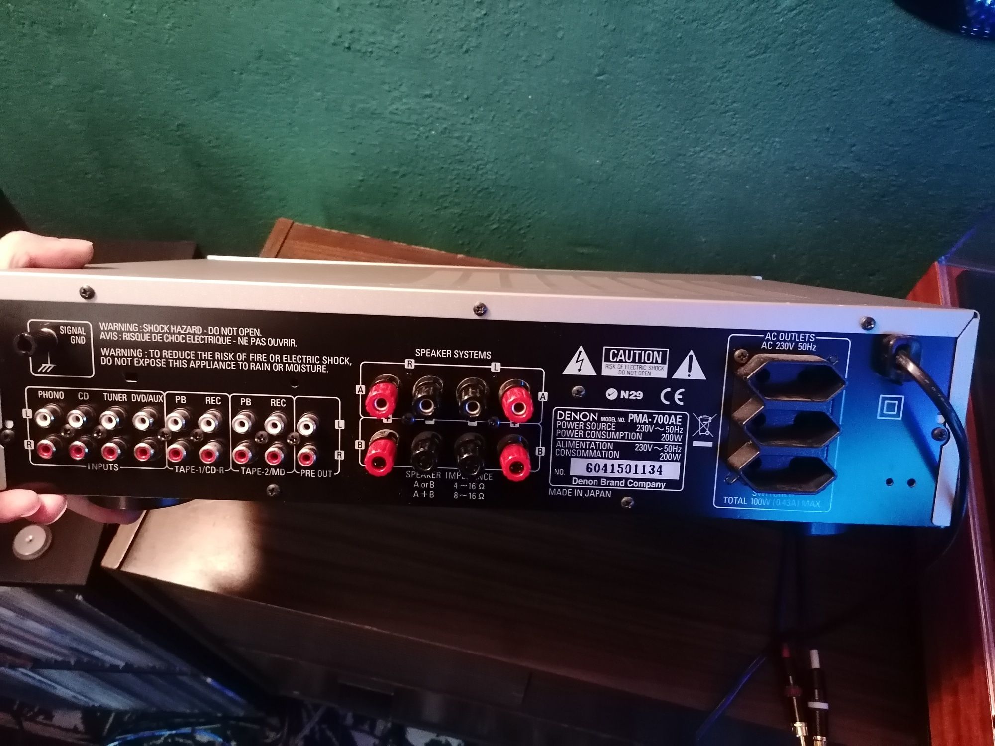Amplificador Denon PMA-700AE