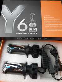 Led лампи H4 H7 Y6 Y10 мiнi лед лiнзи