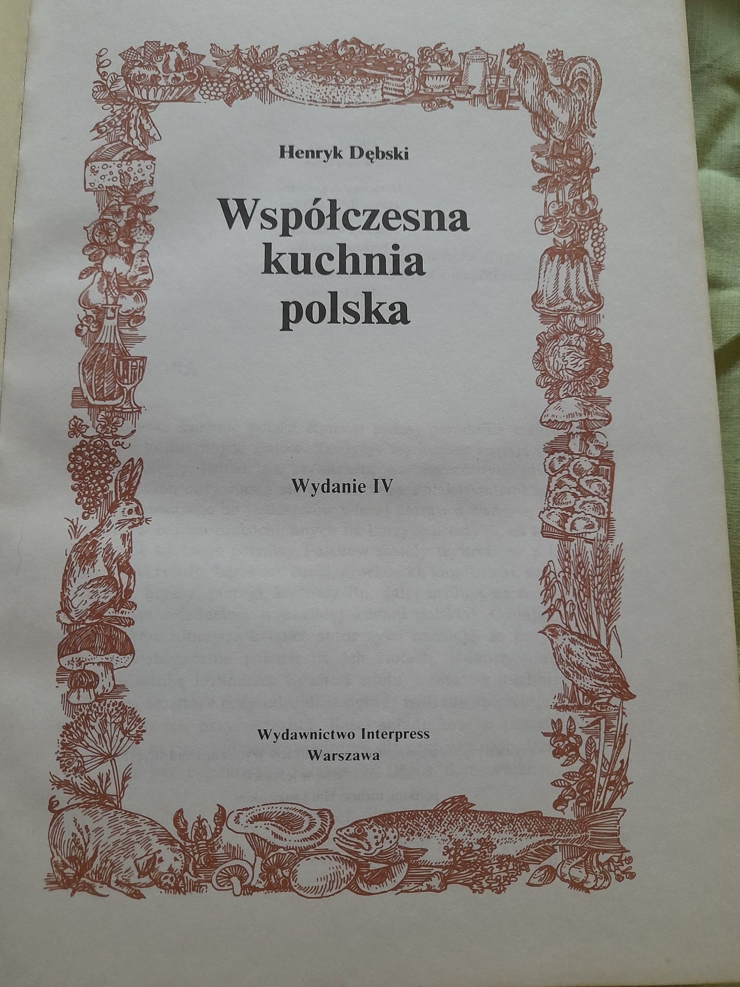 Współczesna kuchnia polska- Henryk Dębski