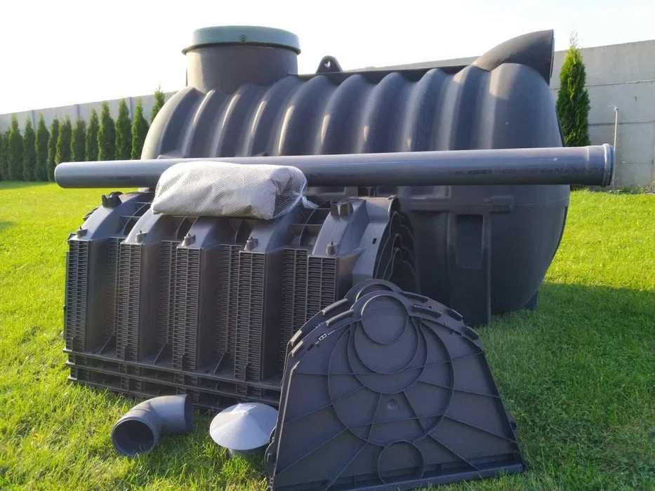 Przydomowa Oczyszczalnia Ścieków 2000l 4 tunele 300l