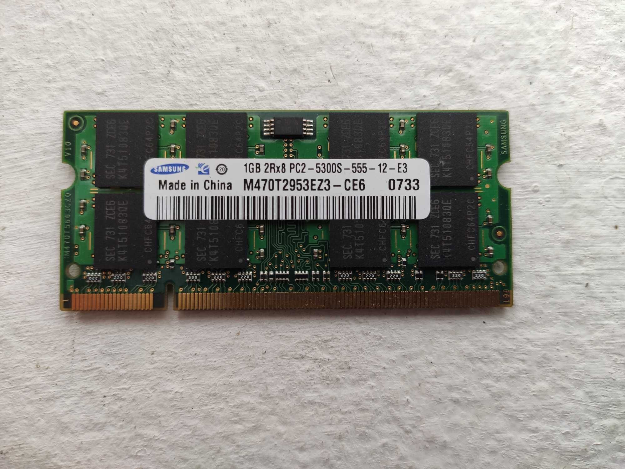 Memória RAM 1Gb DDR2 So-Dimm