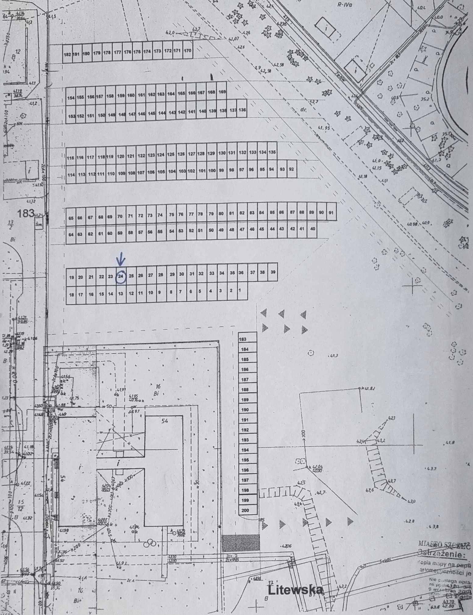 Sprzedam Garaż Murowany na  Ul. Litewskiej - oś. Zawadzkiego - 16,80m²