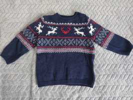 Sweterek świąteczny renifery 86