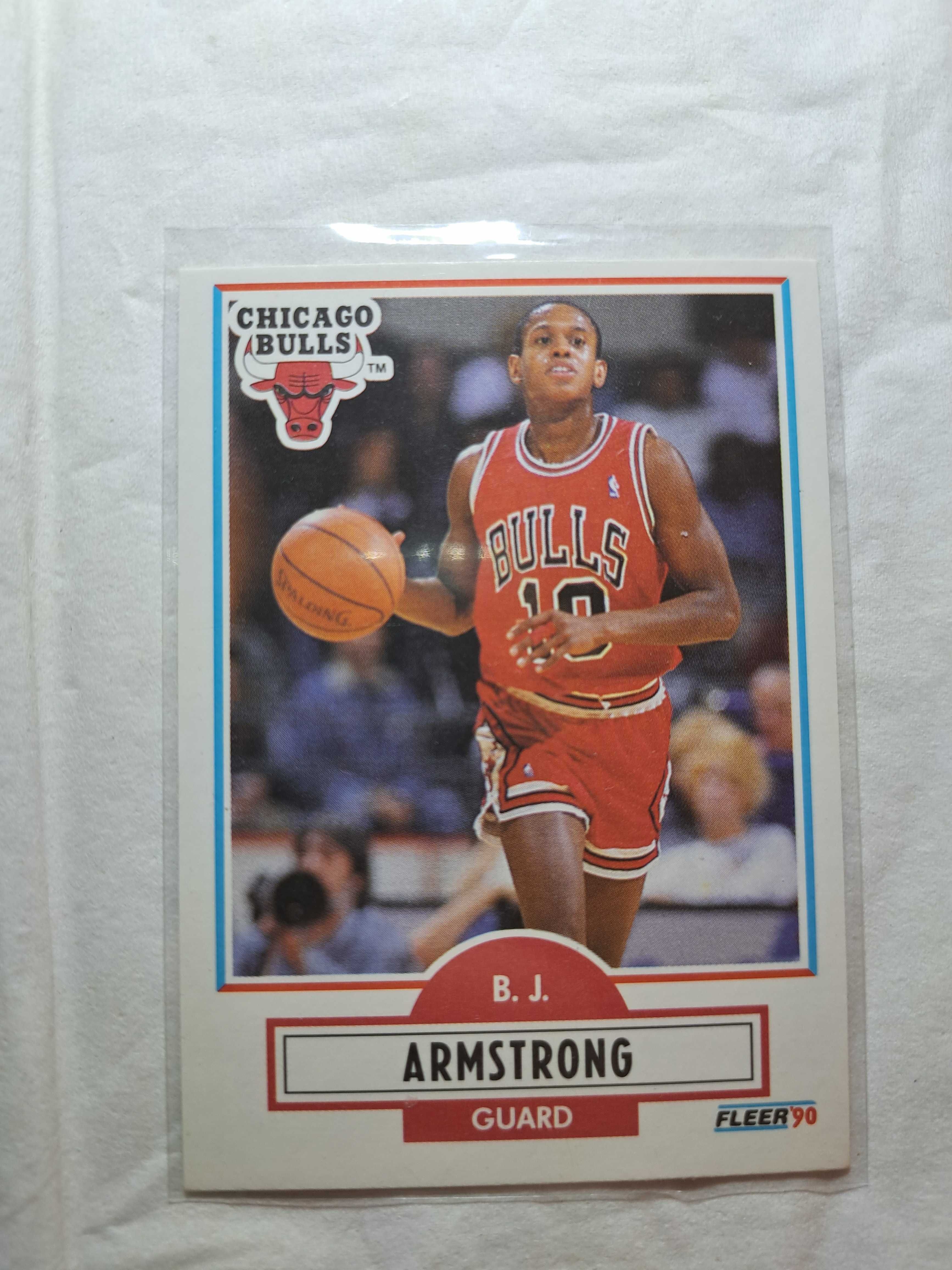 1990 Fleer B.J. Armstrong #22 NM NBA (RC)