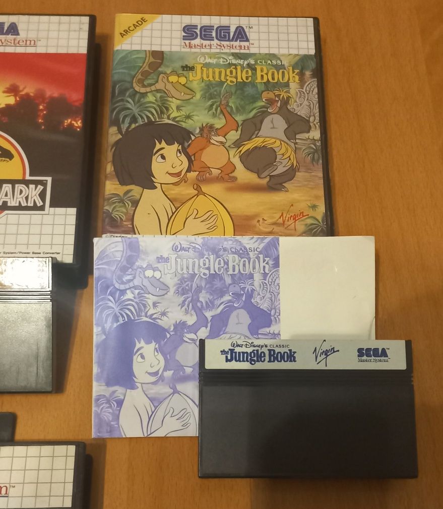 Conjunto de 5 jogos Master System