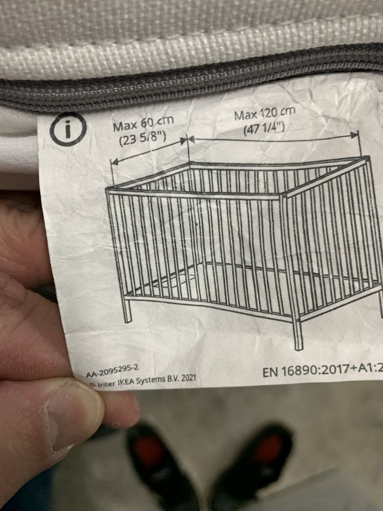 Berço mais colchao ikea