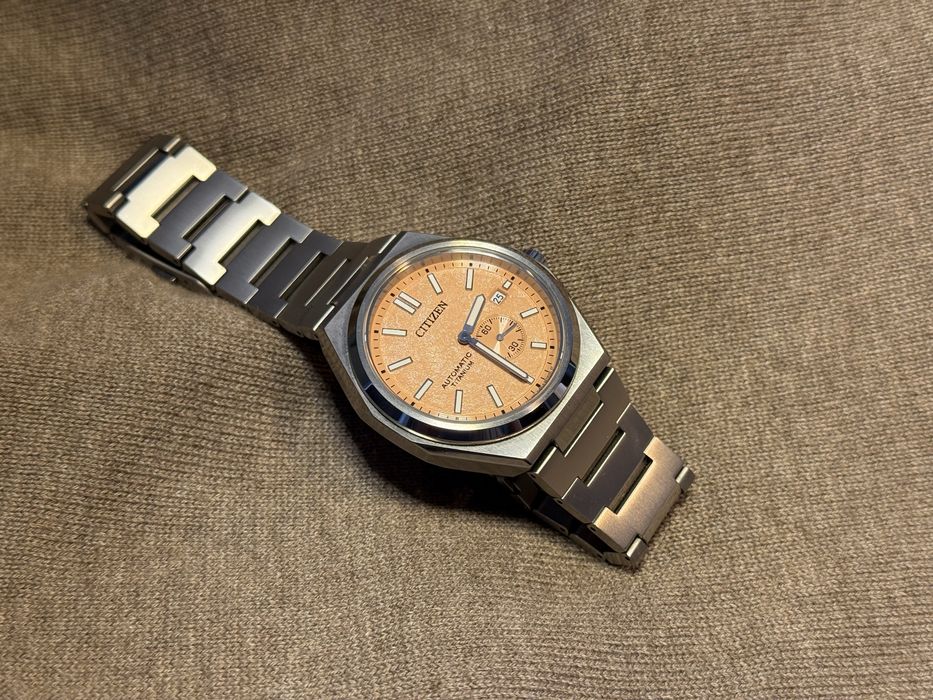 Citizen Zenshin Super Titanium Saphire Automatic Salmon NJ0180-80Z