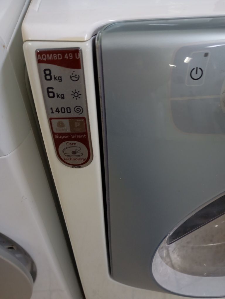 Máquina de lavar e secar hotpoint 8kg