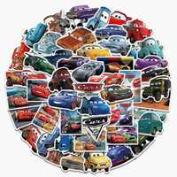 Стикеры наклейки для детей с героями мультфильма Disney Cars Тачки