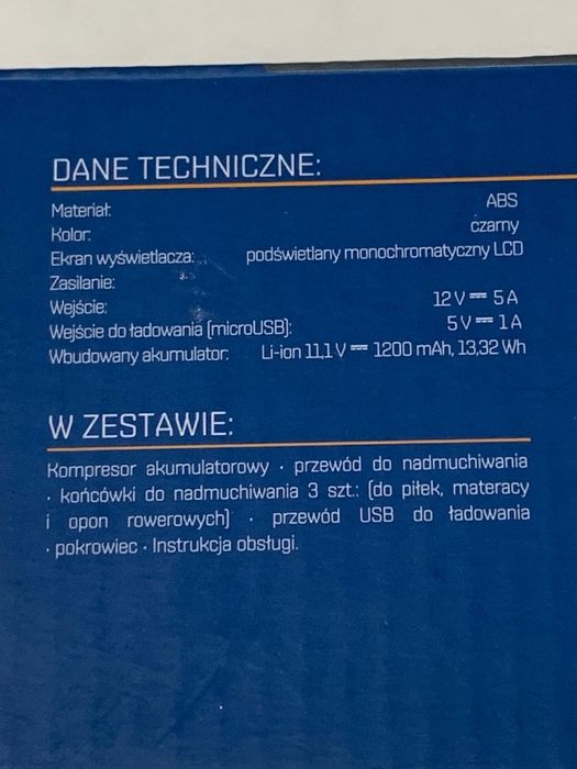 Kompresor akumulatorowy Niteo