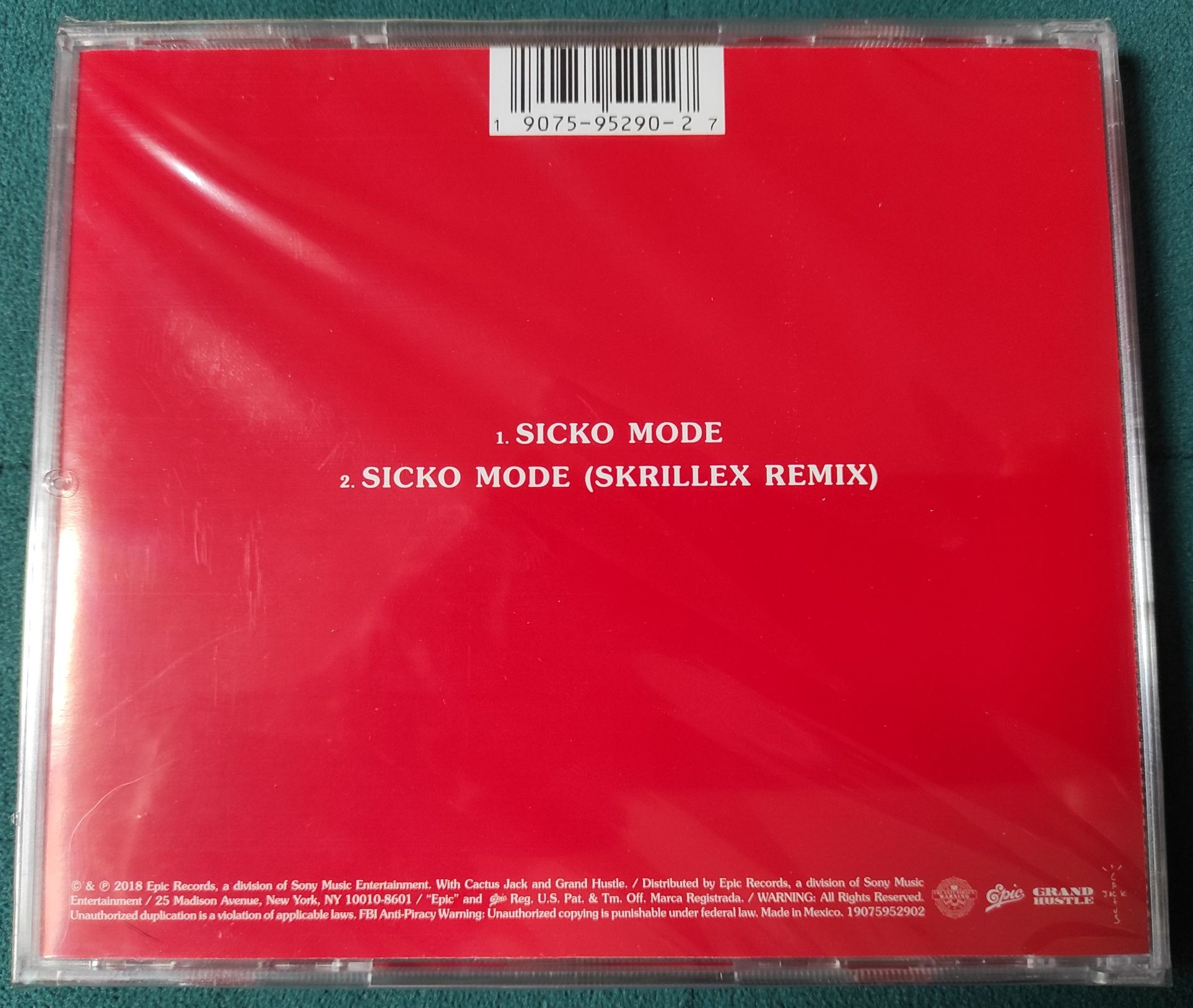 Travis Scott - Sicko Mode - CD Single Novo