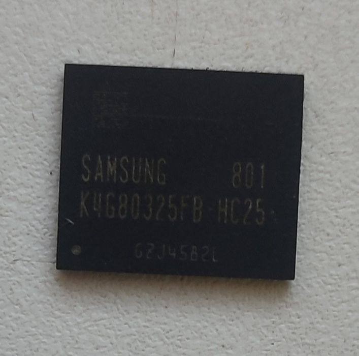 Відеочіп GDDR5 Samsung K4Z80325FC-HC25 1GB ребол
