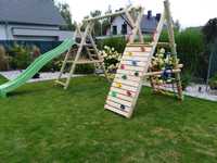 Plac zabaw dla dzieci drewniany