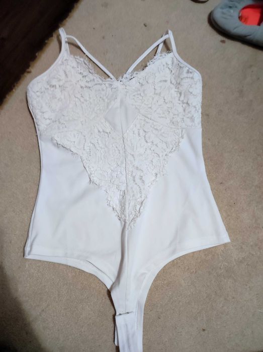 Body damskie S, białe