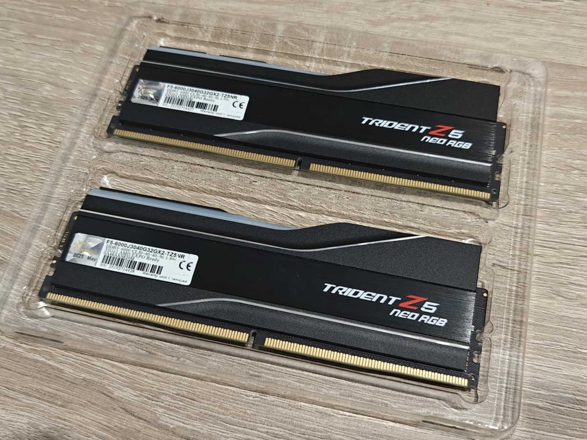 G.Skill Trident Z5 Neo RGB, DDR5, 64 GB, 6000MHz, CL30 (2x32GB)