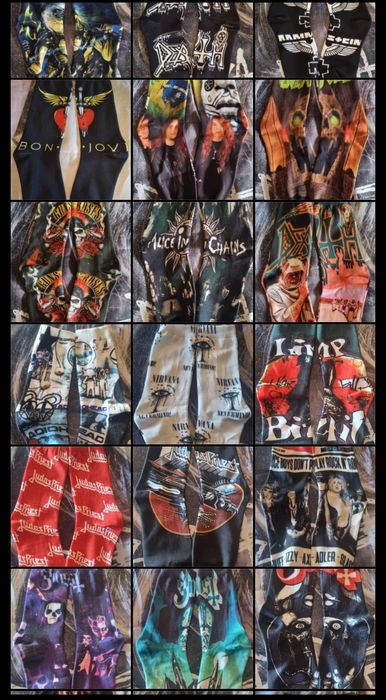 Meias de Bandas Rock Metal