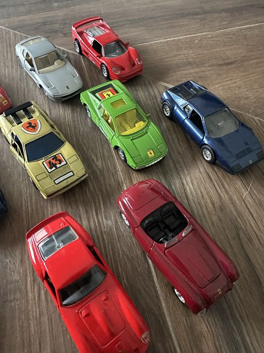 Lote carros antigo corrida ferrari