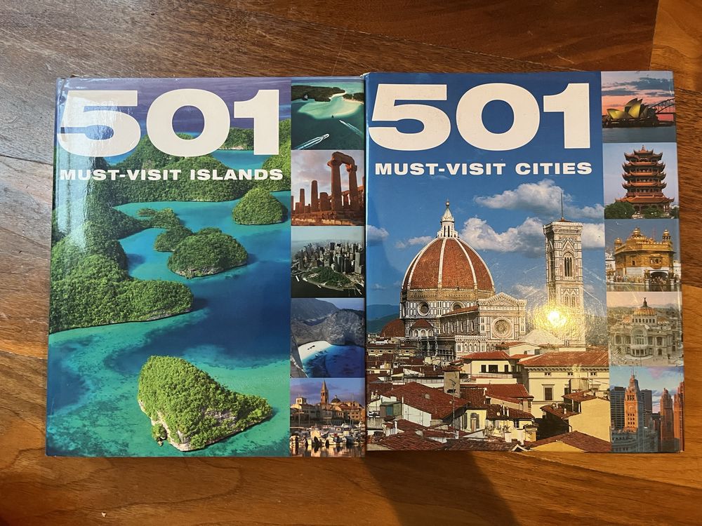 501 must-visit cities + 501 must-visit islands