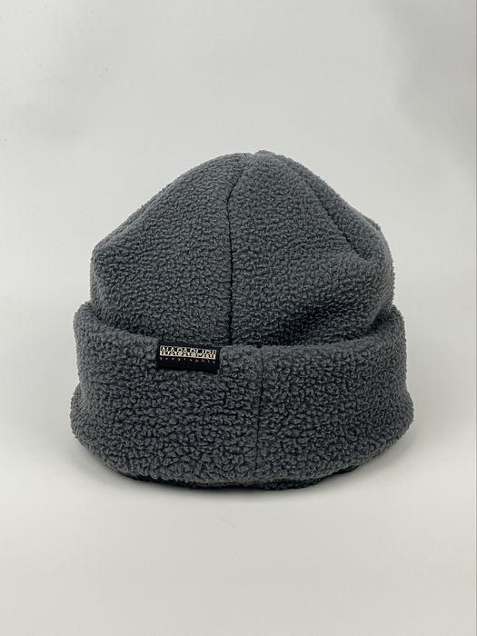 Шапка Napapijri F-Rock Оригінал Темно-сіра Унісекс Зимова NP0A4GK9H981