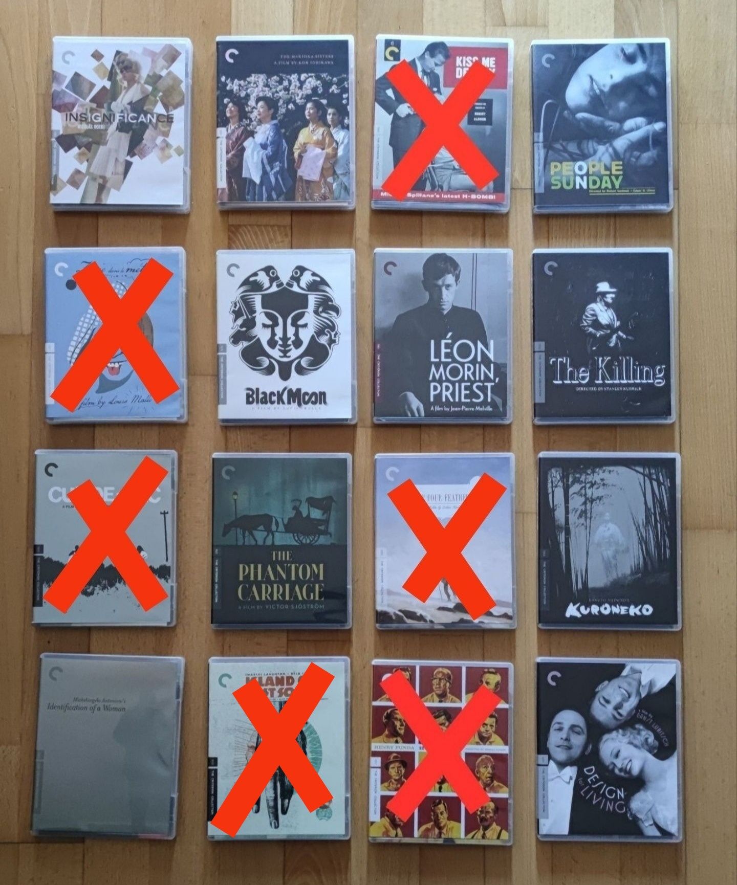 Criterion Collection - 67 filmes - Blu-rays (2/3)