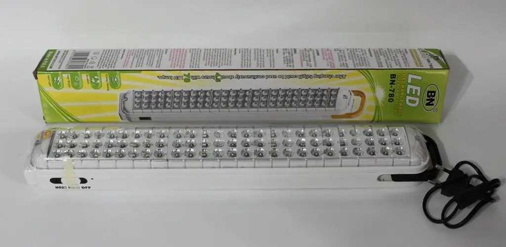 LED-лампа з акумулятором біла 78led з резервним живленням литий