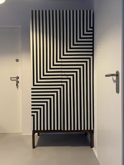 Szafa vintage op-art