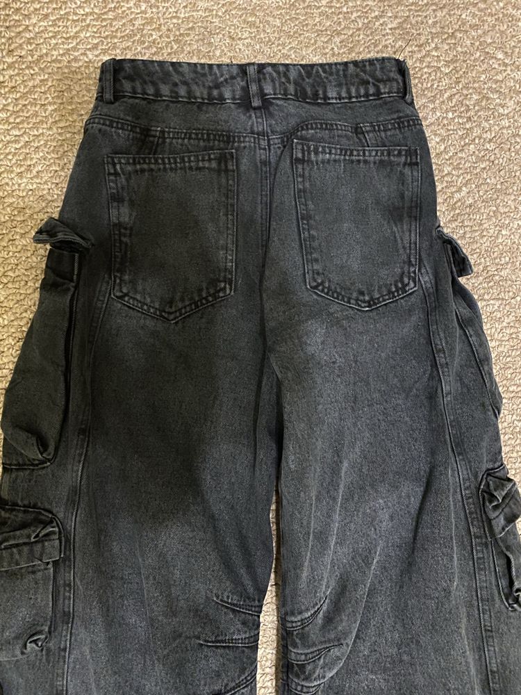 джинсы baggy zara карго balenciaga rick owens opium new rock y2k