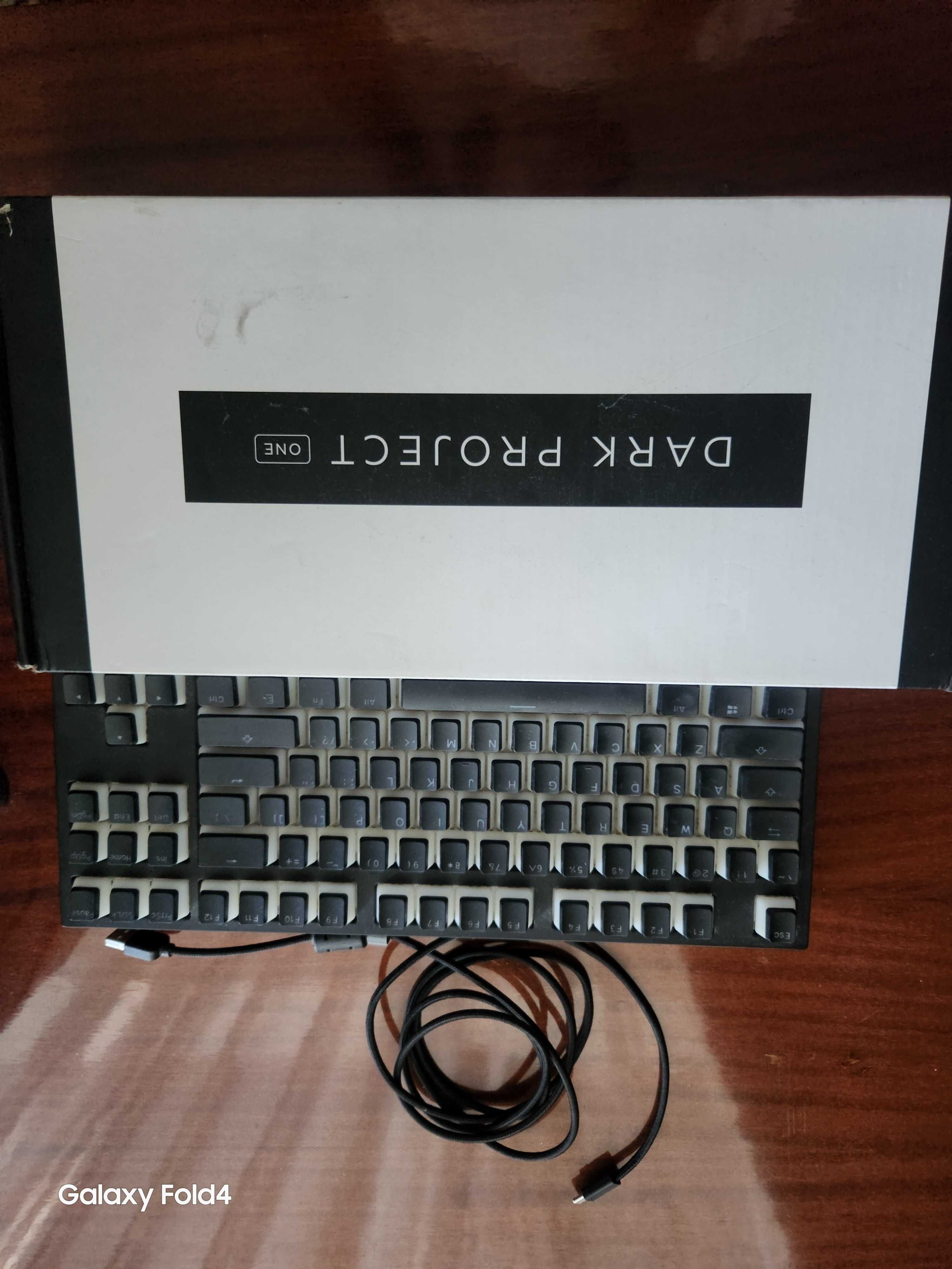 Клавіатура Dark Project One KD87A Pudding Gateron Mechanical Yellow