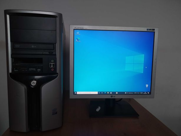 Komputer, monitor, Windows 10