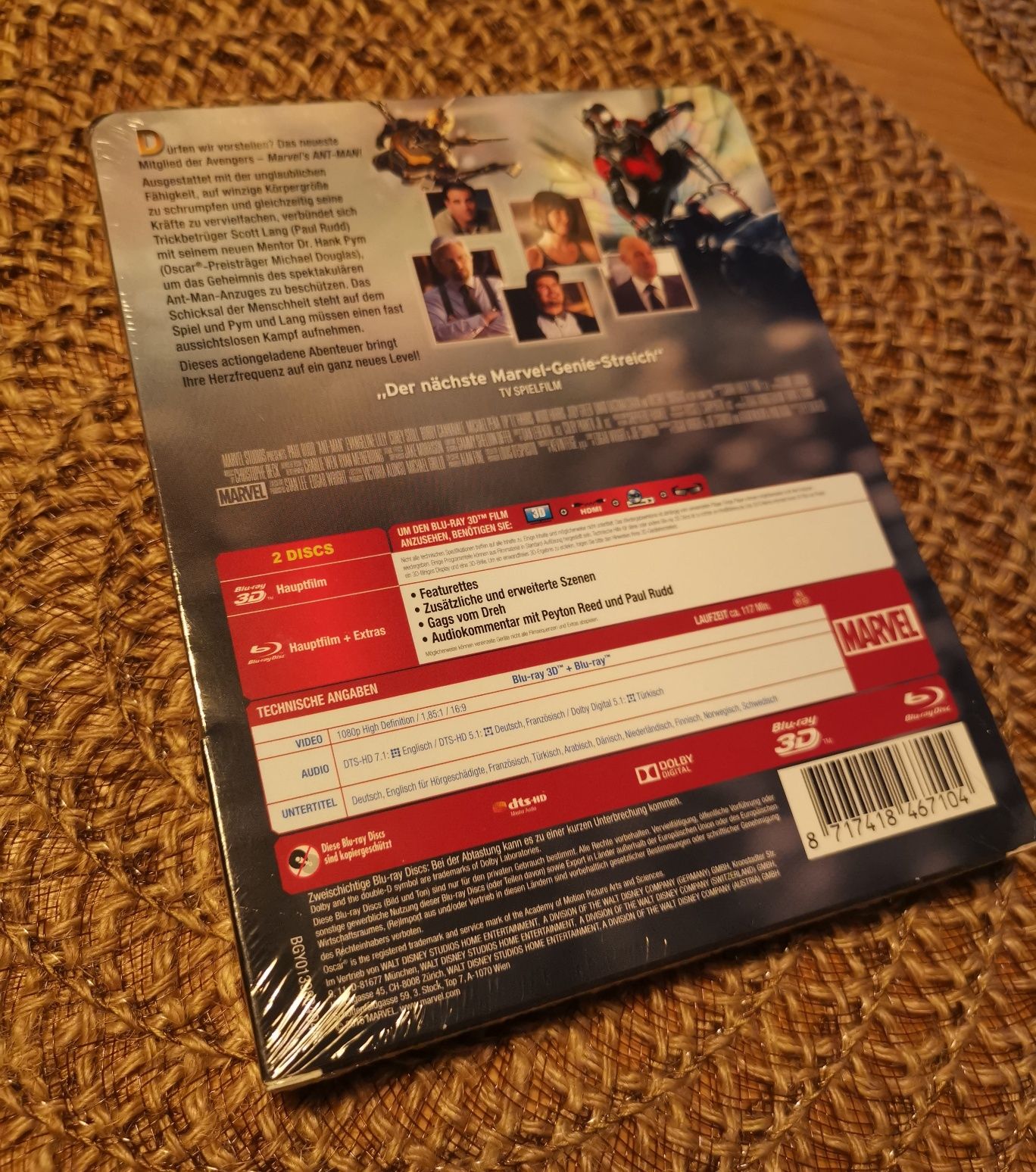 Ant Man steelbook Bluray nowy w folii