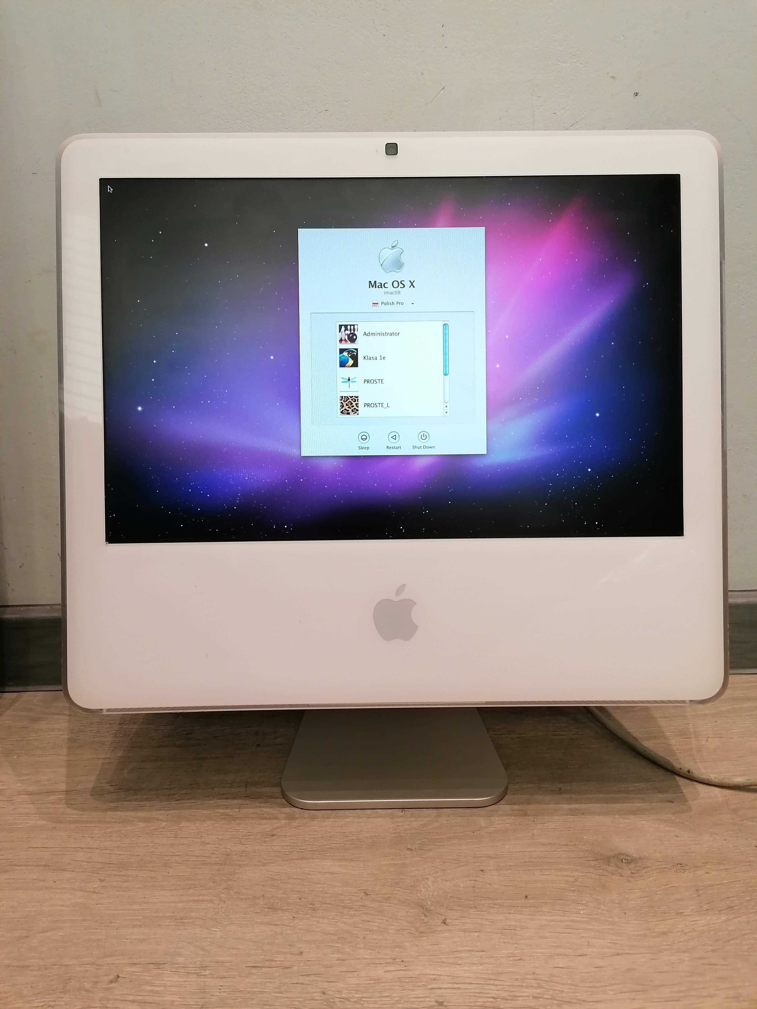 Komputer iMac 5,2 Core 2 Duo 1,83Ghz 1,256Ram