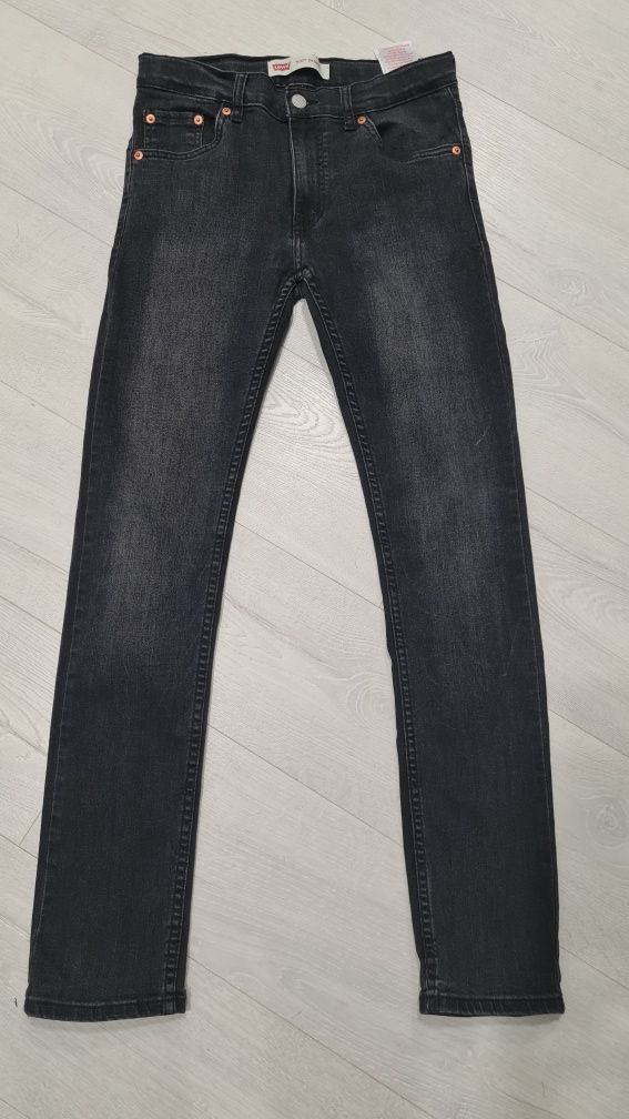 Levi's spodnie jeans Levi Strauss skinny 510 r. 176 cm (M) czarne