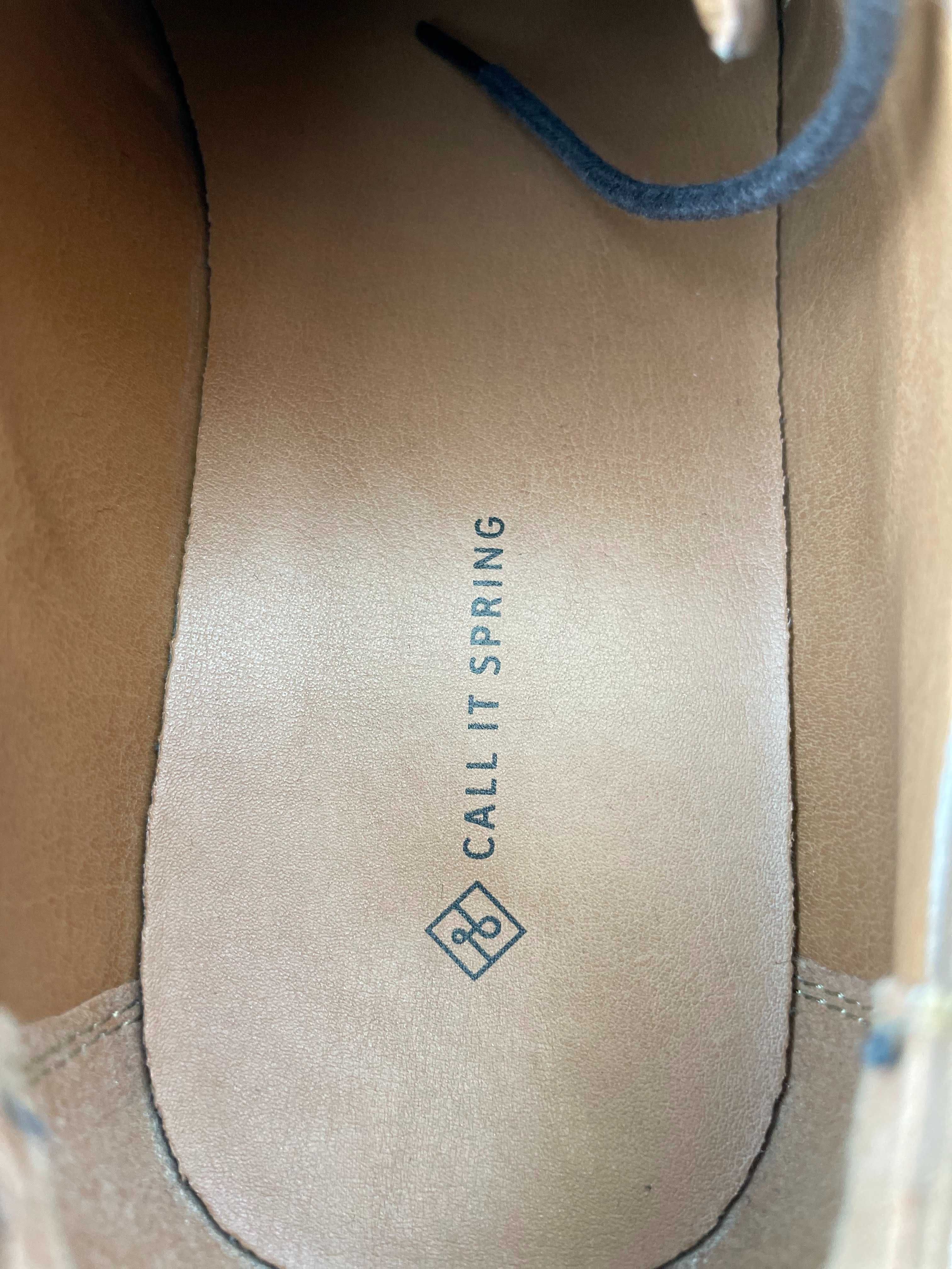 Buty męskie, derby, brązowe, EUR 41 / UK 7, Call It Spring