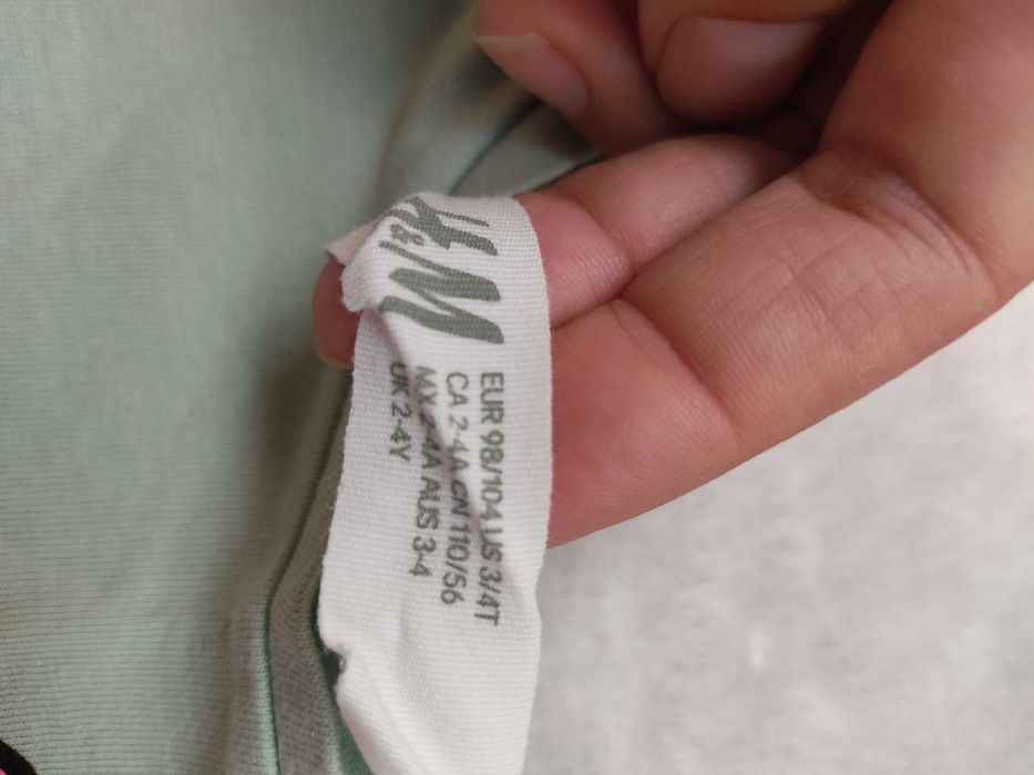 Bluzka / T-shirt długi rękaw myszka Minnie rozm. 98 firmy H&M