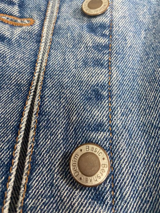 Джинсова куртка жіноча оверсайз Bershka Xs -24